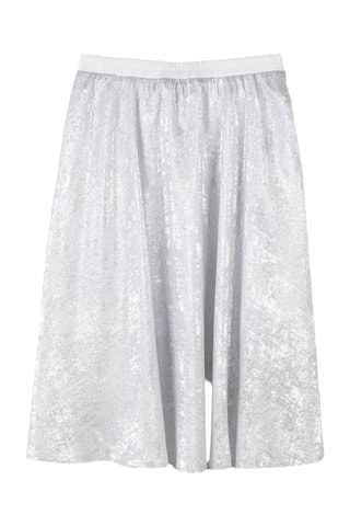 Falda midi - Plateado - DKNY