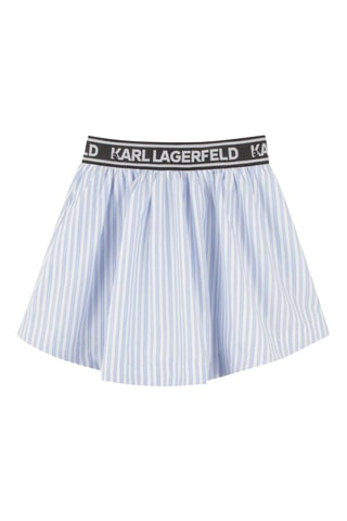 Falda evasé - Azul - Karl Lagerfeld