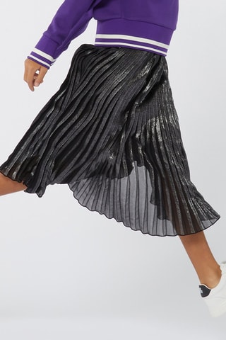 Falda plisada - Gris - Karl Lagerfeld 