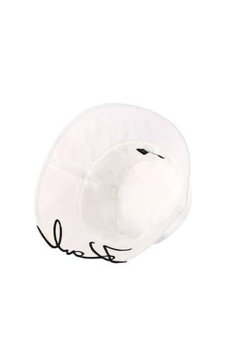 Gorro bucket - Blanco - Karl Lagerfeld