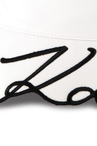 Gorro bucket - Blanco - Karl Lagerfeld