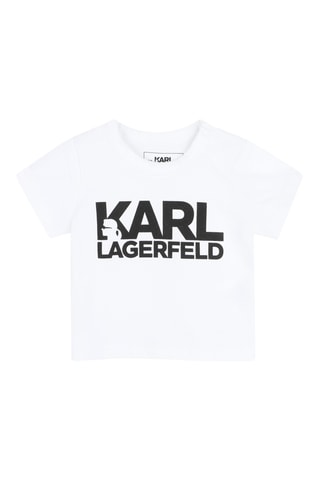 Camiseta y pantalón - Blanco y negro - Karl Lagerfeld