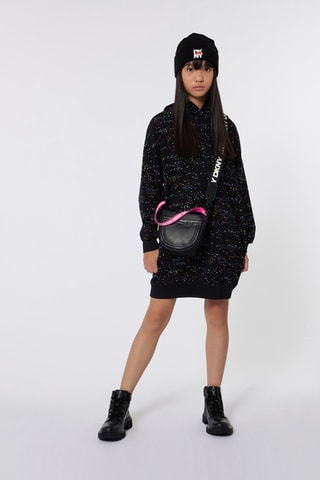 Vestido con capucha - Negro - DKNY