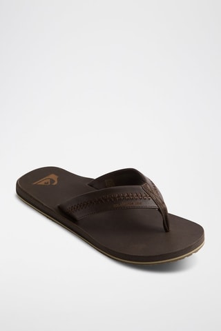 Leren Slippers Bruin - Quiksilver