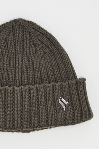 Wollen en Kasjmier Muts JigSaw - Donkergroen