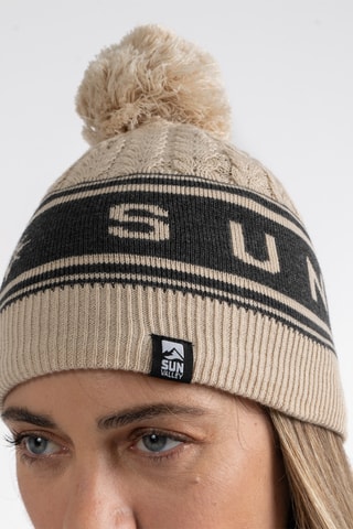  Merinoswollen Muts Judson - Lichtbeige