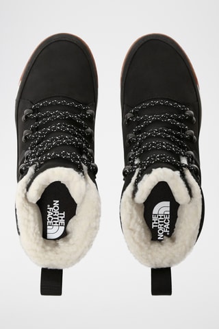 Gevoerde Leren Enkellaarzen - Zwart - The North Face