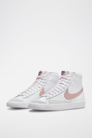 Leren Nike Blazer Mid' 77  Wit
