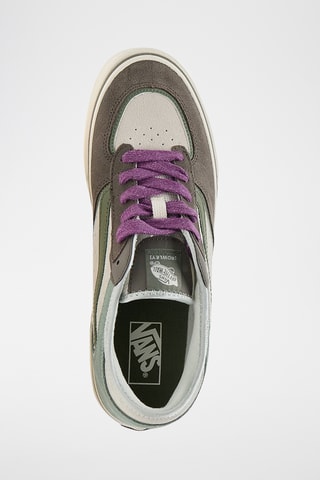 Leren en Nubuck Sneakers - Groen - Vans