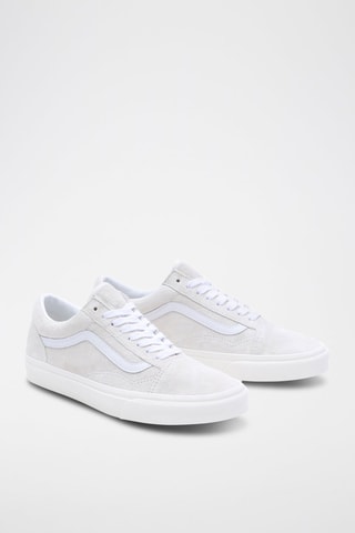 Leren Sneakers Old Skool Beige en Wit
