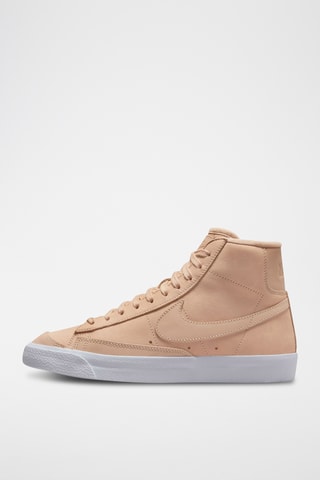 Hoge Leren Sneakers - Lichtbruin - Nike