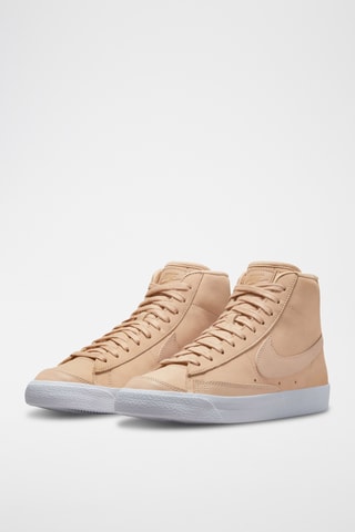 Hoge Leren Sneakers - Lichtbruin - Nike