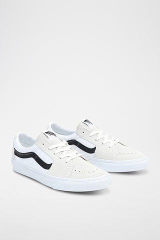 Nubuck Sneakers - Wit en Zwart - Vans