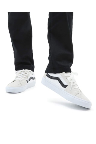 Nubuck Sneakers - Wit en Zwart - Vans