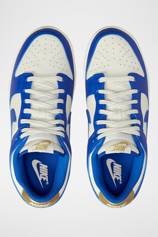 Leren Trainingsschoenen - Wit en indigoblauw - Nike