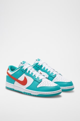 Leren Trainingsschoenen - Turquoise - Nike