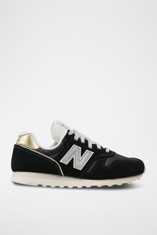 Leren Sneakers 373 - Zwart