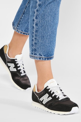 Leren Sneakers 373 - Zwart