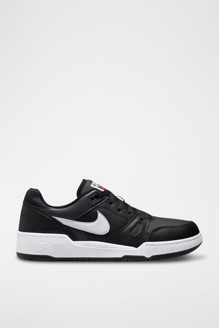 Leren Nike Full Low - Zwart en Wit - Nike