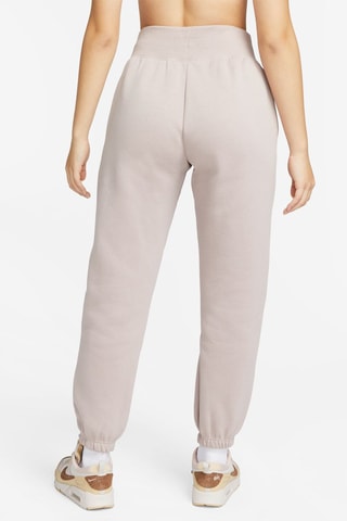 Fleece Broek Hoge Taille Nike Sportswear Phoenix - Taupe