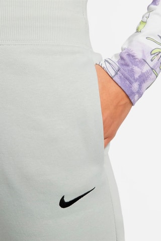 Fleece Broek Hoge Taille Sportswear Phoenix Fleece Lichtgrijs