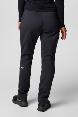 Wandelbroek Softshell Hoge taille Vast Canyon™ - Zwart