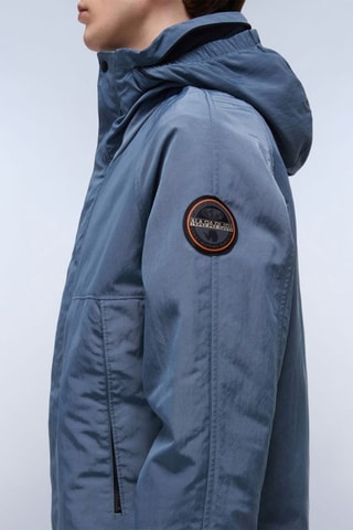 Windjack met Capuchon A-Bisenzio - Donkergrijs