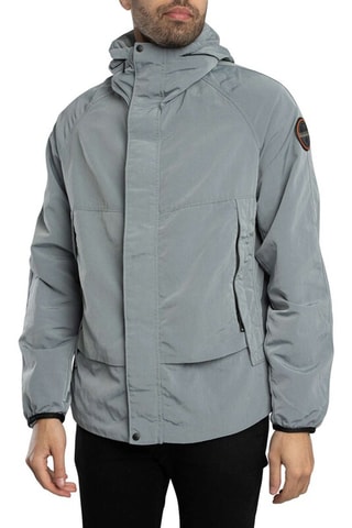 Windjack met Capuchon A-Bisenzio - Grijs