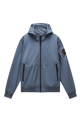 Jasje met Capuchon A Melville - Kobaltblauw en Zwart