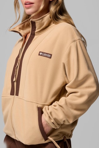 Fleece Jasje Backbowl™ II - Bruin