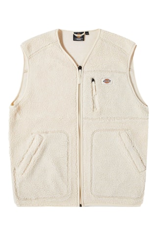 Mouwloos Fleece Jasje - Ecru - Dickies