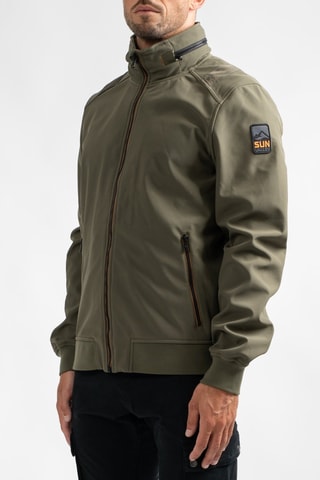 Jasje Softshell met Capuchon Eben - Kaki