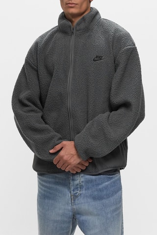Fleece Jasje - Donkergrijs- Nike