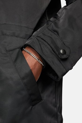 Parka met capuchon Nike Club - Zwart