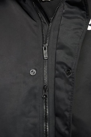 Parka met capuchon Nike Club - Zwart