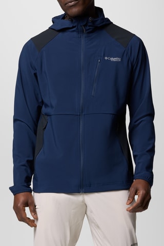 Fleece Wandeljasje Softshell Canyon™ - Marineblauw