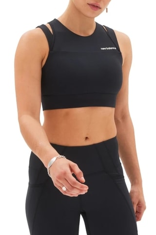 Push-up Sportbeha - Zwart - New Balance