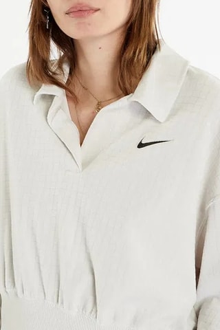 Crop Top Velour - Grijs