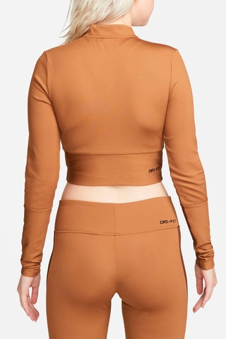Crop Top Sportswear Camel