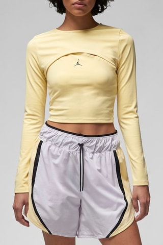Crop Top 2-in-1 - Geel - Jordan
