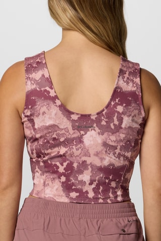 Crop top met tie and dye Boundless Trek™ - Rood