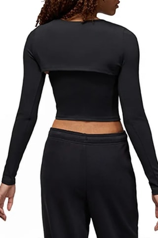 Crop Top 2-in-1 - Zwart - Jordan 