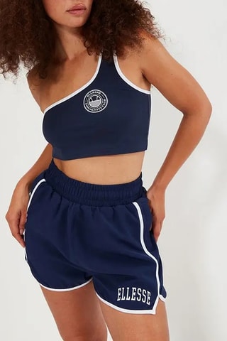 Asymmetrische Crop Top - Marineblauw - Ellesse