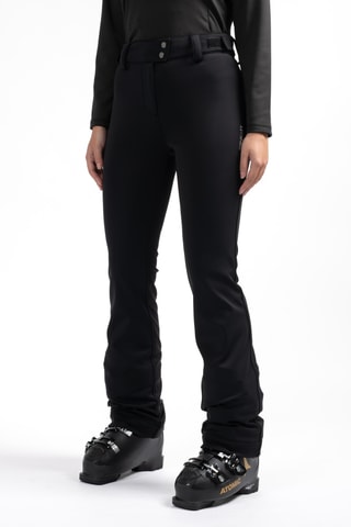 Skibroek Slim Fit Softshell Isoar - Zwart