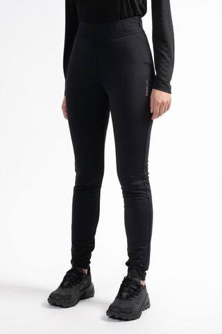 Skibroek Slim Fit Softshell Ivia - Zwart