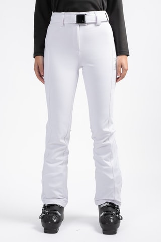 Skibroek Slim Fit Softshell Izalys - Wit