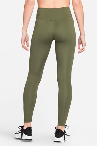 Sportlegging Hoge Taille One Olijfgroen