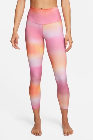 7/8 Yogalegging Hoge Taille Tie and Dye - Roze - Nike 