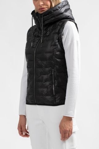Bodywarmer met Capuchon Nyleta - Zwart