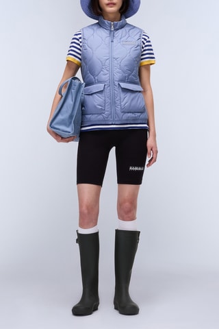 Mouwloze Gewatteerde Jas A Belle - Hemelsblauw